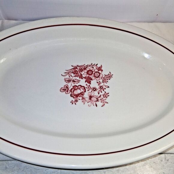 Vintage Jackson Trified China Oval Plater by Shade Sisters - Picture 1 of 4